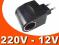 PRZEJŚCIÓWKA ADAPTER SIECIOWY 220V NA 12V