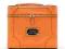 MANGO kufer kuferek torebka pomarańczowa skóra new