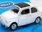 FIAT NUOVA 500 BIAŁY MODEL 1:24 WELLY KOLEKCJA