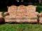 STYLOWY KOMPLET ROZKŁADANA SOFA I DWA FOTELE