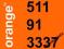 JAK ZŁOTY NUMER ORANGE POP SIM 511__91__3337