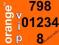 20 ZŁOTY NUMER ORANGE NA KARTĘ GO 798__01234__8