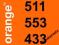 10 ZŁOTY NUMER ORANGE NA KARTĘ GO 511___553___433