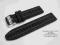 MOCNY GRUBY CZARNY GUMOWY PASEK DO ZEGARKA 24mm