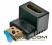 ADAPTER ŁAMANY HDMI HDMI 90 STOPNI WYGODA UŻYTKOWA