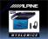 ALPINE PKG-2100P Ekran Podsufitowy 10' z DVD RaTY
