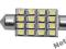 A---Żarówka LED C5W  42mm 16 SMD CAN BUS 12V