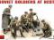 SOVIET SOLIDIERS AT REST 35028 MINIART 1:35 NOWY