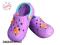 KLAPKI SANDAŁY KROKSY PIANKA HIT FIOLETOWE 29