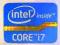 Oryginalna Naklejka Intel Core i7 21x16mm