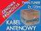 PODWÓJNY Kabel Antenowy 2x125m/Cu/SAT/TWIN-TUNER