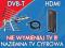 NAZIEMNA TV CYFROWA DVB-T MPEG-4 HD HDMI OŁAWA