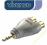 Adapter maly jack 3,5mm / 2 RCA STEREO 24K VIVANCO