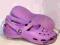 H* CROCS balerinki 35/22cm fioletowe bdb