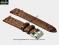 PASEK DO ZEGARKA 20 mm DILOY P347.20.3    BRĄZOWY