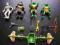 TMNT CZTERY FIGURKI + AKCESORIA