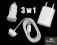 3w1 ŁADOWARKA SAMOCHODOWA + SIECIOWA + USB iPod