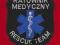 RATOWNIK MEDYCZNY rescue team - tarcza czarna bn