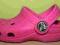 CROCS piękne rózowe  klapki klapeczki r. M4/5