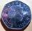 50 PENCE 2011 OLIMPIADA LONDON 2012 PLYWANIE