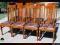 krzesła secesja secesyjne dębowe na zamówienie
