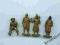 Metalowe figurki Kinder średniowiecze 4 szt