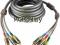 Kabel COMPONENT INTERCONNECT 3xRCA HI-END 3 m