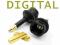 Adapter optyczny DIGITAL JACK 3,5 - TOSLINK GOLD