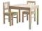 IKEA SVALA  ZESTAW STÓŁ + 2 KRZESEŁKA DREWNO