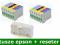 12x TUSZ EPSON R200 R220 R300 R320 R340 + reseter