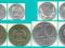 4 monety z 1989 r - 1 zł,  2 zł, 10 zł i 20 zł