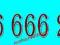 666 666 207 złoty numer PLAY 666666207