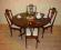 ANGIELSKI KOMPLET JADALNIANY STÓŁ+4 KRZESŁA