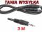 KABEL AUDIO JACK 3,5mm STEREO - JACK 3,5mm 3M