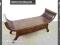 DREWNIANA ŁAWA ŁAWKA KOLONIALNA PUFA SIEDZISCKO