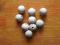 Korale, kulki drewniane do decoupage 25mm (9szt)