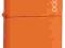 zapalniczka ZIPPO 231 ZL ORANGE MATTE LOGO W-wa