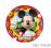 Talerzyki urodziny Myszka Mickey 23cm 10szt 61679