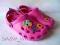 Croksy Klapki PINK American*roz.32*wkł.19,5