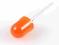 [ELStore] Dioda LED 10mm pomarańczowa mat  [2 szt]