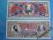 Wojna Północ Południe 1861-65 Flaga Banknoty USA !