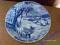 ECHT KOBALT Talerze ozdobne 1981 rok FINE CHINA !!