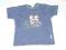 niebieski t-shirt z misiami r.122, 6-7 lat