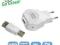 ŁADOWARKA SIECIOWA USB DO mp3 iPod GPS PDA 700mA
