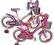 ROWER 16 CALI KOSZ PCHACZ ROWEREK DLA DZIEWCZYNKI