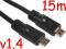 Kabel 15m HDMI -HDMI v 1.4 FullHD 3D Ethernet Łódź