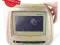2 skórzane zagłówki z LCD 8" i DVD