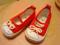 Czerwone balerinki dla Twojej dziewczynki:)6-9m