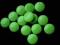 LIKIWDACJA _____koralik pastylkI 16mm 6szt ZIELONY