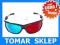 OKULARY 3D 3-D ANAGLIFY do TV NVIDIA TANIO <7